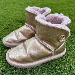 Rose gold metallic girls Ugg boots